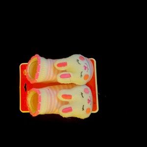 Newborn baby bootie socks